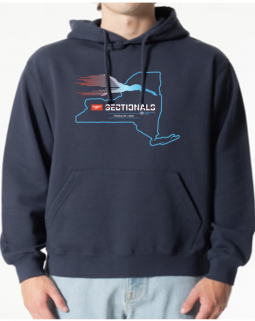 Speedo Navy Hoodie w/ Sectionals Logo